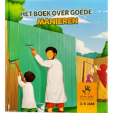 Kinderboek met geïllustreerde cover over goede manieren voor 3-6 jaar